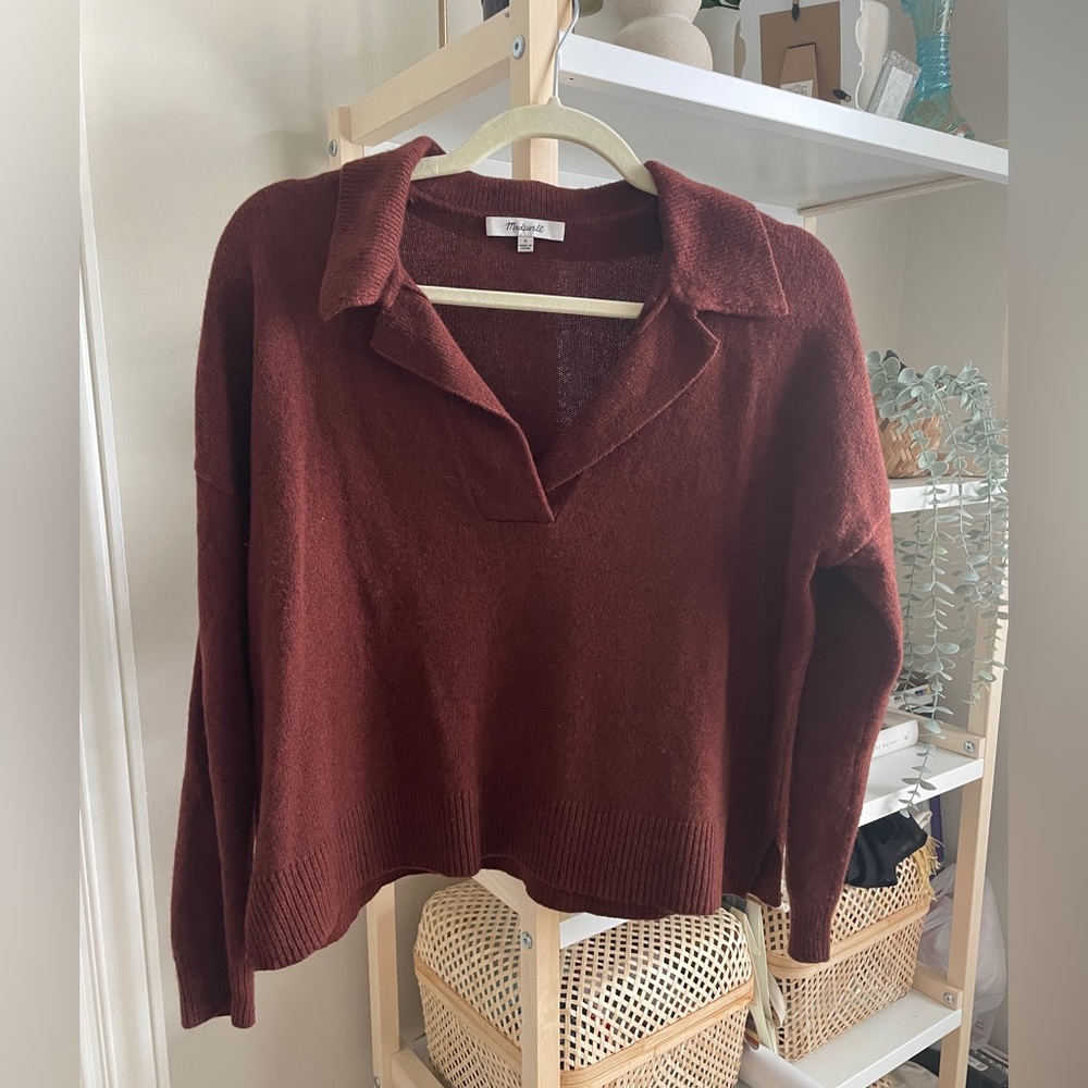 Madewell cropped sweater